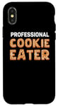 Coque pour iPhone X/XS Professional Cookie Eater Biscuits de pain d'épice