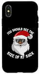 iPhone X/XS You Should See The Size Of My Sack Men's Adult Christmas Case