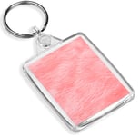 Pink Fluffy Rug Keyring Fur Coat Cool Princess Textile  Keyring Gift #14641