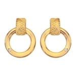 Hot Diamonds Bijoux Boucles D'oreilles Pour Femmes Argent Doré HD X JJ Spirit DE