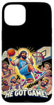 Coque pour iPhone 15 Plus Ballin with the Messiah Rejoignez la communauté Jesus Basketball