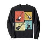 Electric Acoustic Guitar Rockstar Classic Rock & Roll Music Sweatshirt