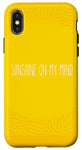 Coque pour iPhone X/XS Rae inspiré Dunn Hey Sunshine on my mind Summer Vacation