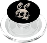 Bunny Skull Cross Bone Crossbones Jolly Roger Bad Rabbit PopSockets PopGrip for MagSafe