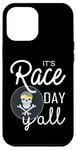 Coque pour iPhone 15 Plus Citation It's Race Day Yall Car Racing Dirt Road Track Racing