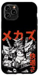 Coque pour iPhone 11 Pro Les Chats d'anime Vintage Aiment l Mecha avec l Manga d Chat