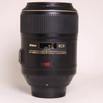 Nikon Used AF-S VR Micro-Nikkor 105mm f/2.8G IF-ED Macro Lens