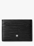 Montblanc Meisterstück Leather 5 Slot Card Holder, Black