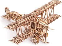 Wood Trick WDTK031 - Avion - 3D Mechanical Bois Puzzle - 148 Pcs - Pas De Glue