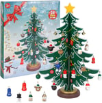 Christmas Advent Calendar 2023 24 Days Countdown Calendar with 24PCS Ornaments