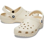 Crocs Classic Clogs Bone Cream White Mens US7 / Womens US9