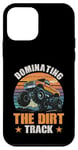 Coque pour iPhone 12 mini Monster Truck Lover Kids Toddler Birthday Boys School