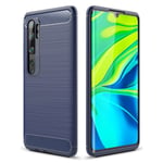 Carbon Flex Xiaomi Mi CC9 Pro / Xiaomi Mi Note 10 / Xiaomi Mi Note 10 Pro skal - Blå