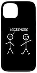 Coque pour iPhone 13 Nice Shoes Sarcasme Funny Stickman Stick Figure Sarcastique Pun