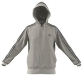 adidas Essentials Sweat-Shirt à Capuche French Terry 3 Bandes Full-Zip en Aluminium pour Homme Taille 3XL