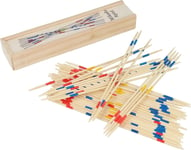 Wooden Pick Up Stick Game - Mikado Traditional Retro Party Toy Gift Present UK