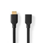 Nedis Ultrahöghastighets ​​HDMI kabel, 2m - Svart