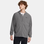 Veste coupe-vent Under Armour Vibe Woven pour homme Castlerock / Noir M