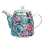 London Pottery Bell-Shaped Teapot with Infuser for Loose Tea 1 L Teal