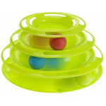 Ferplast - twister Jeu interactif pour chats avec balles incluses. Variante twister - Mesures: ø 24.5 x 13 cm -