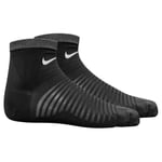 Nike Løpesokker Spark Lightweight Ankel - Sort/Sølv, størrelse 41