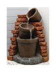 Streetwize Solar Water Feature - Bricked Wall