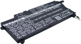 Kompatibelt med Hp Pavilion X360 11-N116TU, 7.6V, 3800 mAh