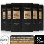 Lynx Signature Daily Fragrance Precision Deodorant Pump Spray, 6x 100ml