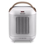 Radiateur Soufflant 1800W - DE LONGHI HFX30C18.IW Capsules Blanc Perle