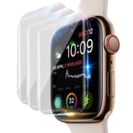 3-pack Apple Watch 4/5/6/SE 44mm Skärmskydd Heltäckande transparent