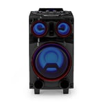 Bluetooth® Party Speaker | Maksimal batteritid: 6.5 timer | 120 W | Bærehåndtag | Fest lys | Equalizer | Sort