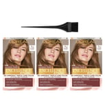 L'Oreal Paris Excellence Universal Nudes Natural Hair Color All Colors 3-Pack