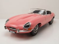 Jaguar Cabriolet 1962 Rose Maquette de Voiture 1:12 Norev