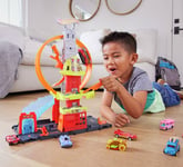 Hot Wheels City Super Loop Fire Station Playset