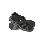 Mountain Warehouse Womens/Ladies Trek Sandals (Jet Black) - Size UK 8