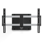 SMS ICON 3D Large swivelling TV wall mount, silver/black