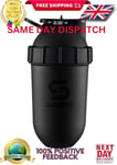 ShakeSphere Tumbler Shaker Protein Black & Black Window Gym Bottle Smoothie Cup