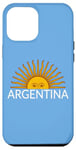 Coque pour iPhone 12 Pro Max Drapeau de l'Argentine - Soleil de l'Argentine - Maillot de sport