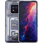 Smartphone robuste AGM 2024 X6 PHANTOM 5G - 8Go+128Go - Double caméra 50MP+16MP - Face ID