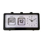 Mechanical Alarm Clock Novelty Flip Clock Desktop Digital Clock with3821