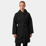 Helly Hansen Lilja Poncho Med Belte Dame Svart S