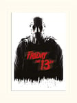 Pyramid International Friday The 13th (Jason Voorhees) -Mounted Print Memorabilia 30 x 40cm, Paper, Multicoloured, 30 x 40 x 1.3 cm