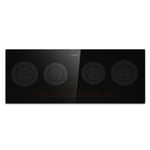 Induction Hob 90 cm Hot Plate Electric Cooker 4 Zones 7200 W Touch Control Black