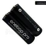 2 X PANASONIC ENELOOP PRO AA Piles Rechargeables 2500mAh Ni-MH Haute Capacité