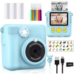 Premium Mini Children'S Camera with 32G SD Card, Rechargeable HD Video Camcorder