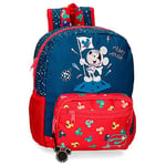 Disney Mickey on The Moon Bagage-Sac Messager, Bleu, 23x28x10 cms Fille