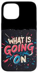 Coque pour iPhone 15 Costume de discours Cool What is going on