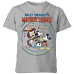 Disney Retro Poster Piano Kids' T-Shirt - Grey - 9-10 Years - Grey