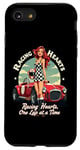 iPhone SE (2020) / 7 / 8 Racing Hearts, One Lap At A Time Pinup Case