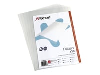 Rexel Premium - L-Formet Mappe - For A4 - Klar (Pakke Med 50)